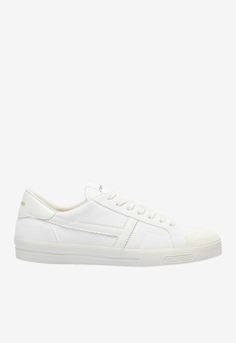 Tom Ford Jarvis Low-Top Sneakers W3306-LCL068N 1W008 White