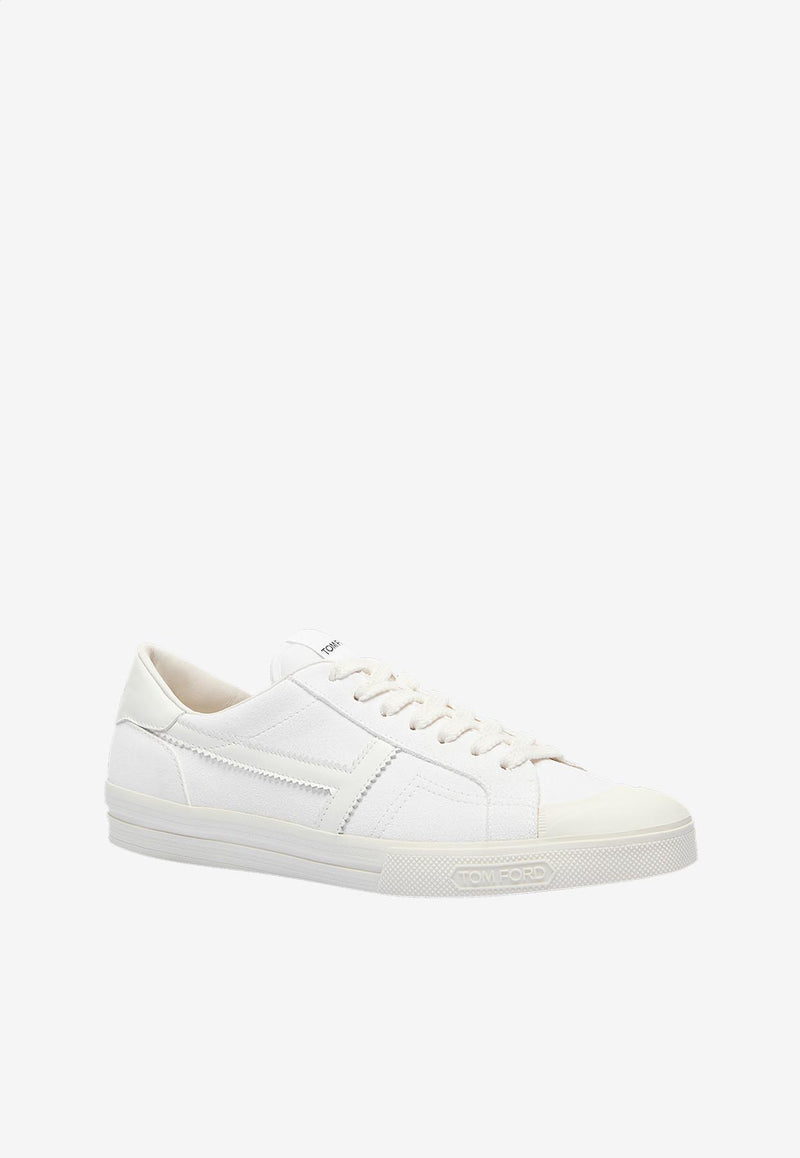 Tom Ford Jarvis Low-Top Sneakers W3306-LCL068N 1W008 White