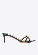 Tom Ford Whitney 55 Croc-Embossed Leather Mules W3388-LGO052G 1E005 Green