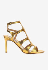 Tom Ford 105 Metallic Leather Sandals W3623-LCL232G 1Y023 Gold