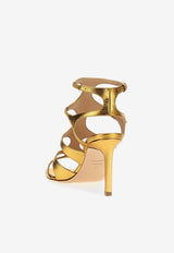 Tom Ford 105 Metallic Leather Sandals W3623-LCL232G 1Y023 Gold