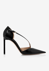 105 Patent Leather Asymmetric Pumps