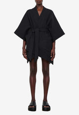 Wardrobe.NYC Brushed Belted Kimono Black W5071R17BLACK