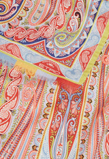 Etro Printed Wool-Blend Scarf Red WATA0005-AV639 S9001