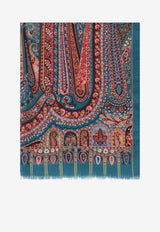 Etro Paisley Print Silk Scarf Multicolor WATA0010-AKB76 S9880