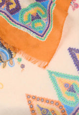 Etro Floral Paisley Jacquard Scarf Multicolor WATA0010-AKD91 X0800