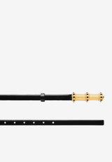 Tom Ford Cabochon Leather Belt WB298-LCL056X 1N001 Black