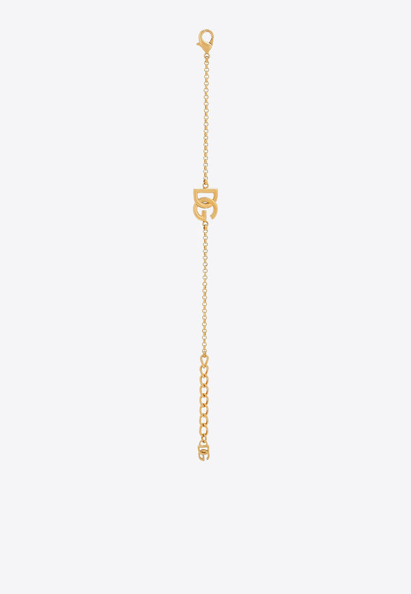 Dolce & Gabbana DG Logo Chain-Link Bracelet Gold WBP6L1 W1111 ZOO00