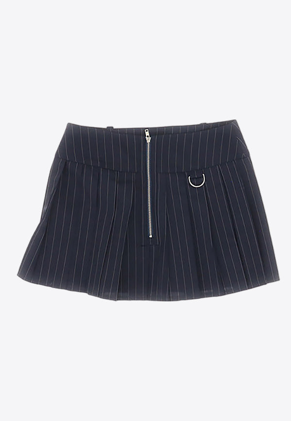 Vetements School Girl Pleated Mini Skirt Navy WE64SK120N_000_NAVPIN