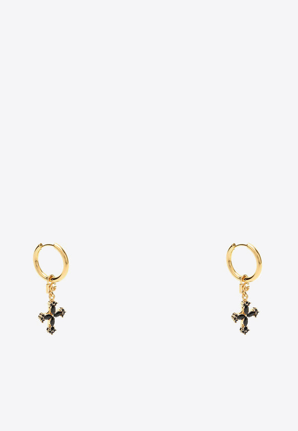 Dolce & Gabbana Rhinestone Cross Drop Earrings WEQ4S1W1111/O_DOLCE-ZOO00