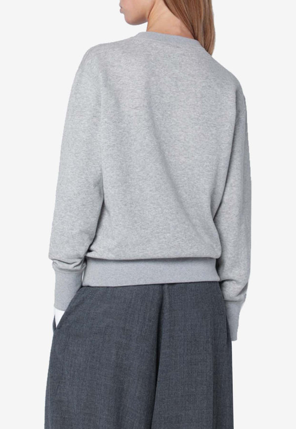 DARKPARK Cashmere-Blend Crewneck Sweatshirt Gray WJE13FAC103/R_DARKP-0074