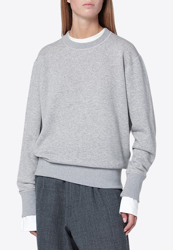 DARKPARK Cashmere-Blend Crewneck Sweatshirt Gray WJE13FAC103/R_DARKP-0074