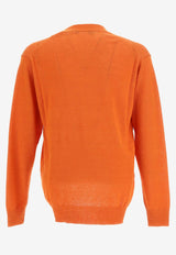 Junya Watanabe Marilyn Monroe Intarsia Knitted Sweater Orange WKN006_000_ORANGE