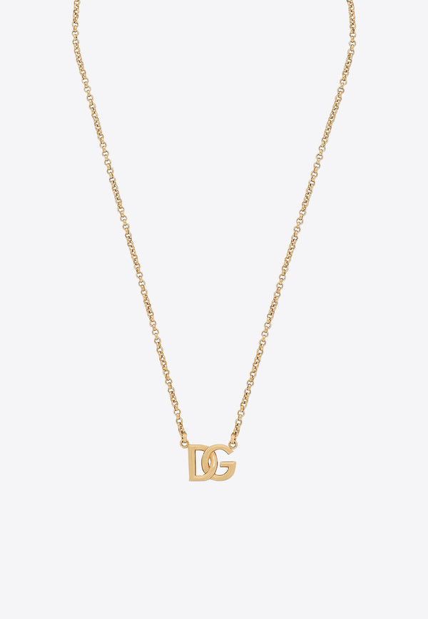 Dolce & Gabbana DG Logo Chain-Link Necklace Gold WNP6L1 W1111 ZOO00