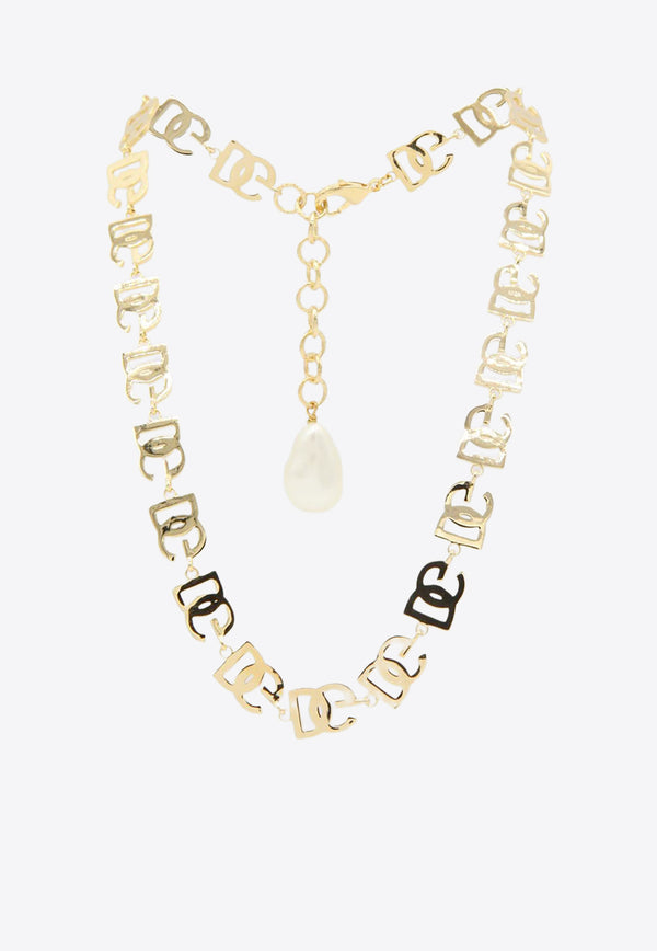 Dolce & Gabbana DG Logo Necklace Gold WNP6L2 W1111 ZOO00