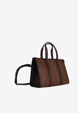 Etro Medium Arnica Coated Canvas Shoulder Bag Brown WP1A0010-AA001 M0019