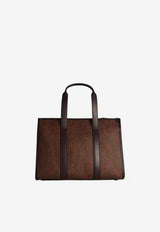 Etro Medium Arnica Coated Canvas Shoulder Bag Brown WP1A0010-AA001 M0019