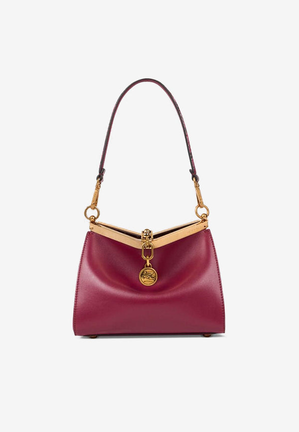 Etro Small Vela Leather Shoulder Bag Red WP1B0001-AP356 F0877