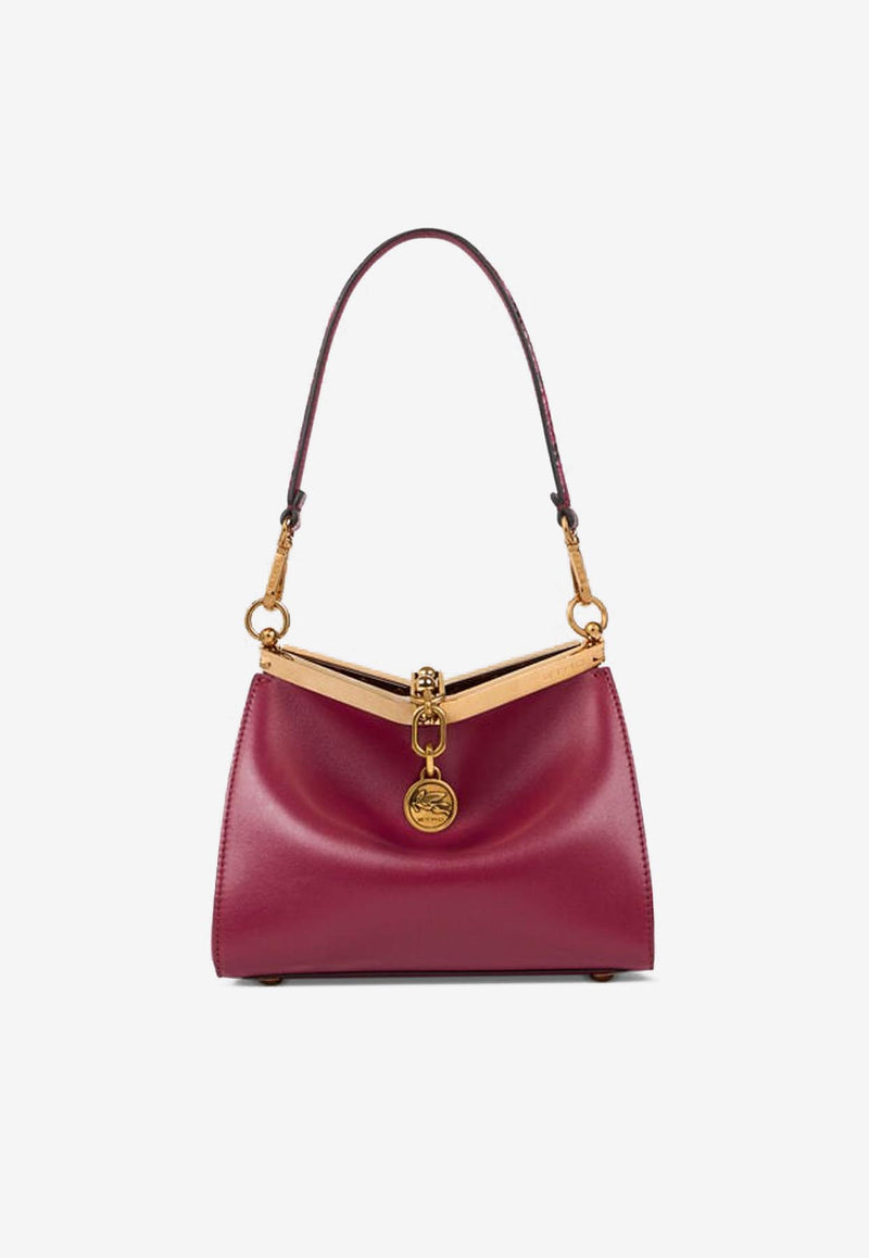 Etro Small Vela Leather Shoulder Bag Red WP1B0001-AP356 F0877