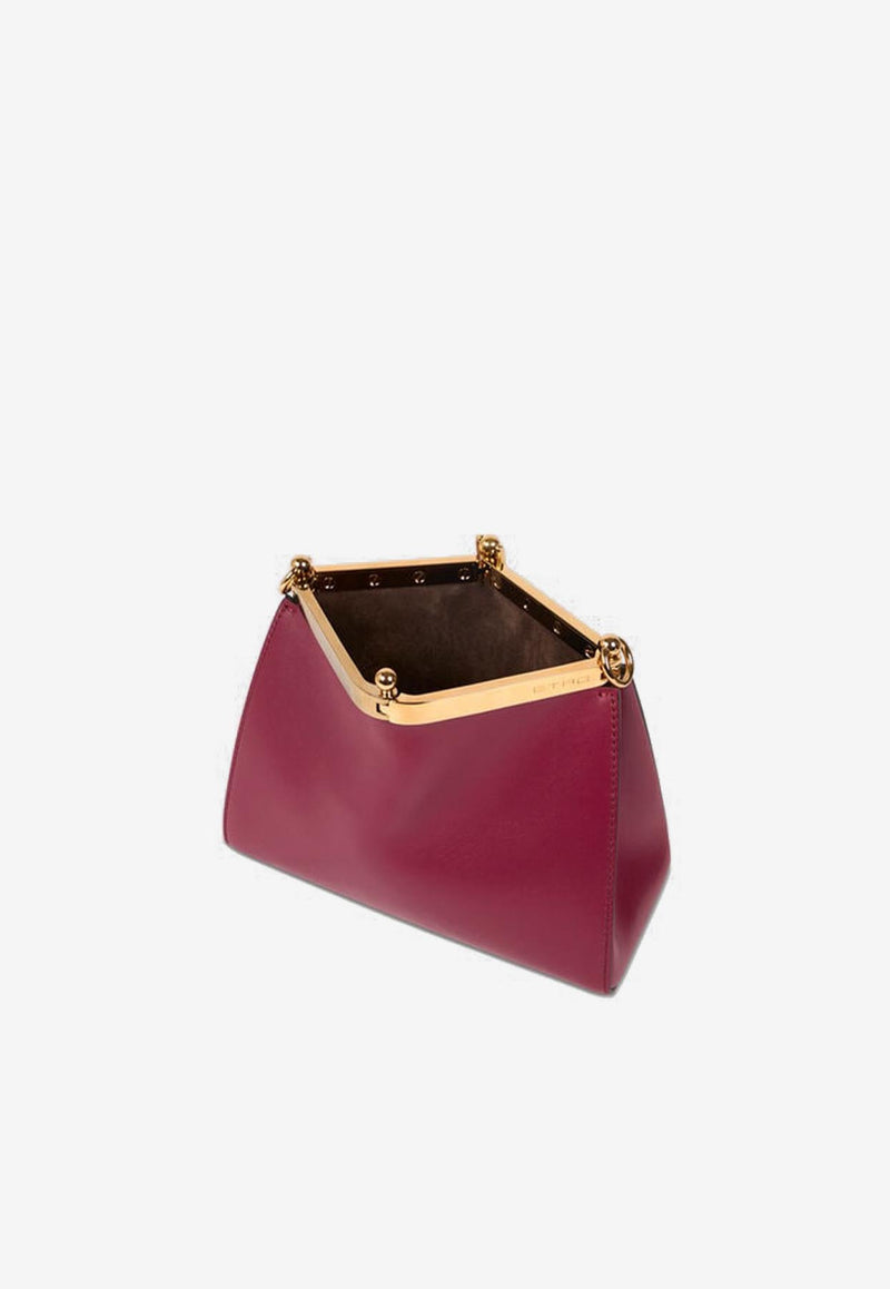 Etro Small Vela Leather Shoulder Bag Red WP1B0001-AP356 F0877