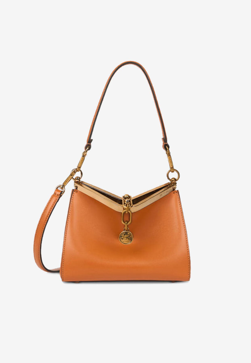 Etro Small Vela Leather Shoulder Bag Orange WP1B0001-AU022 A8802