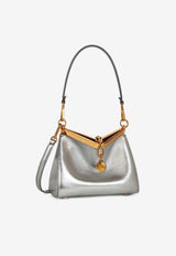 Etro Mini Vela Laminated Leather Shoulder Bag Silver WP1B0001AP237S0997SILVER