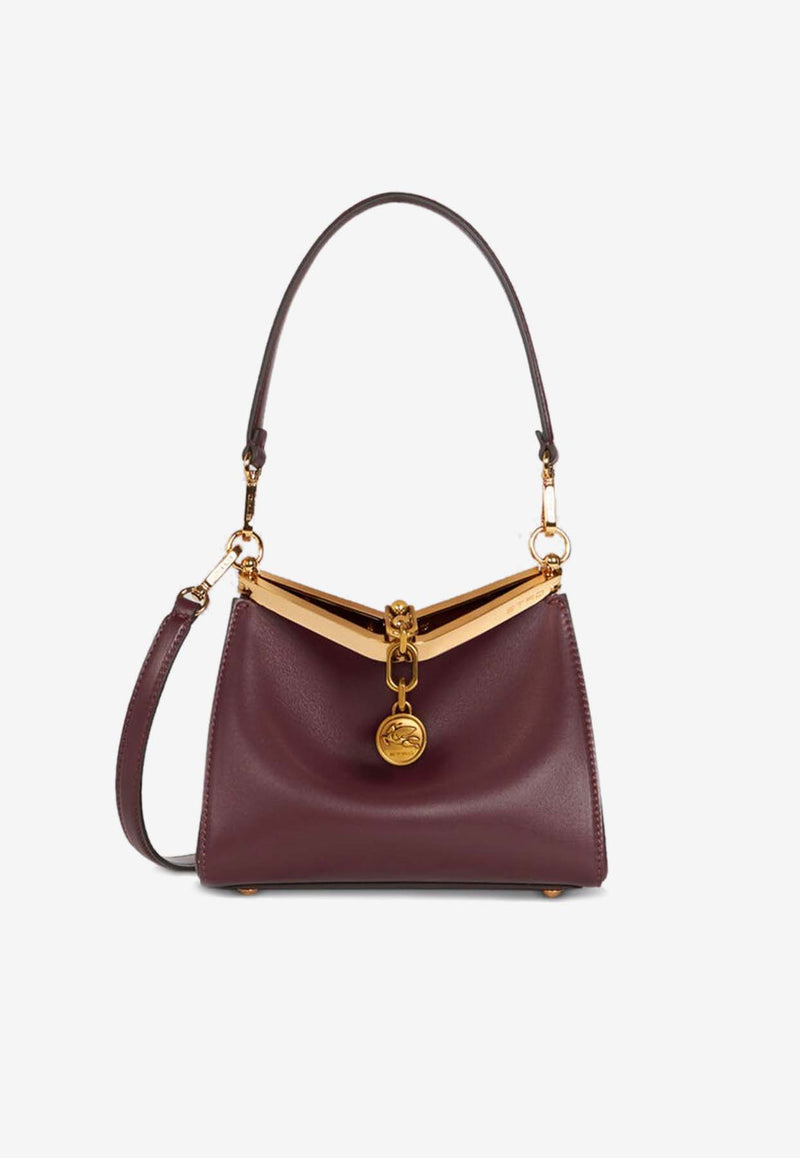 Etro Mini Vela Calf Leather Shoulder Bag Bordeaux WP1B0001AU022R0108WINE