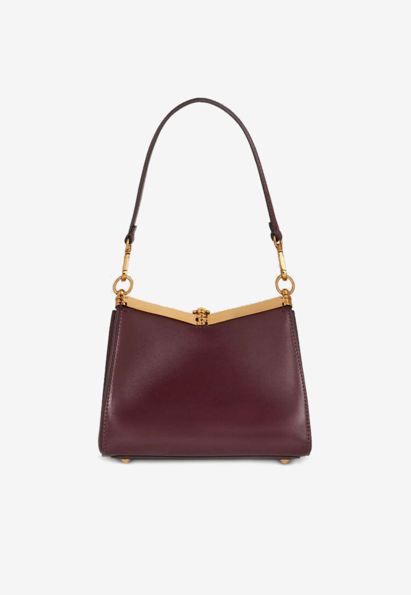 Etro Mini Vela Calf Leather Shoulder Bag Bordeaux WP1B0001AU022R0108WINE