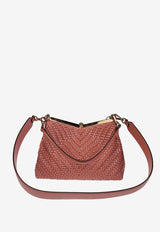 Etro Medium Vela Woven Leather Shoulder Bag Pink WP1B0002-AE229 F0377