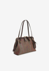 Etro Paisley Jacquard Shoulder Bag Brown WP1B0032-AA001 M0019