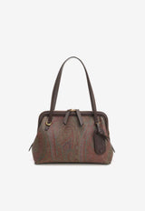 Etro Paisley Jacquard Shoulder Bag Brown WP1B0032-AA001 M0019