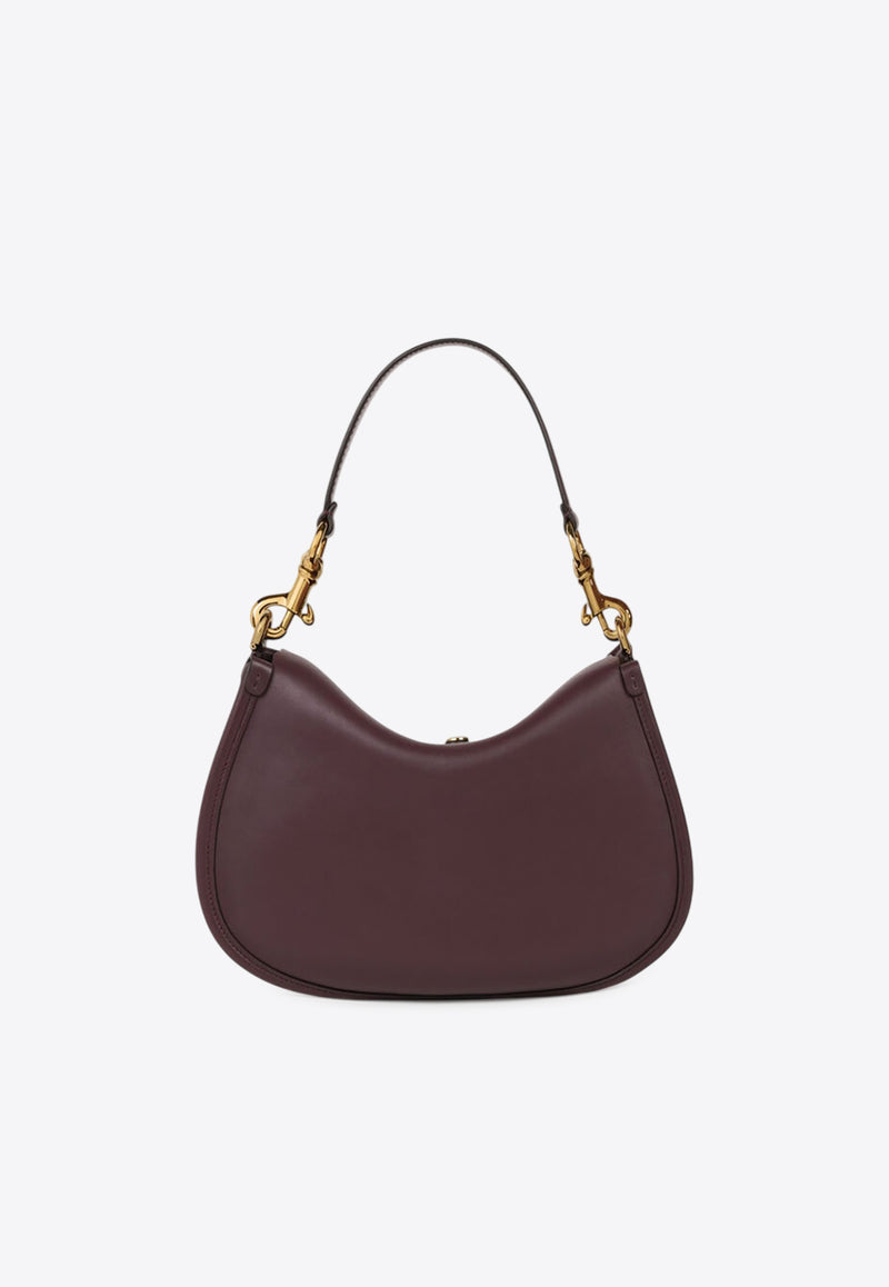 Etro Medium Leather Pony Shoulder Bag Bordeaux WP1C0019-AP340 R0108