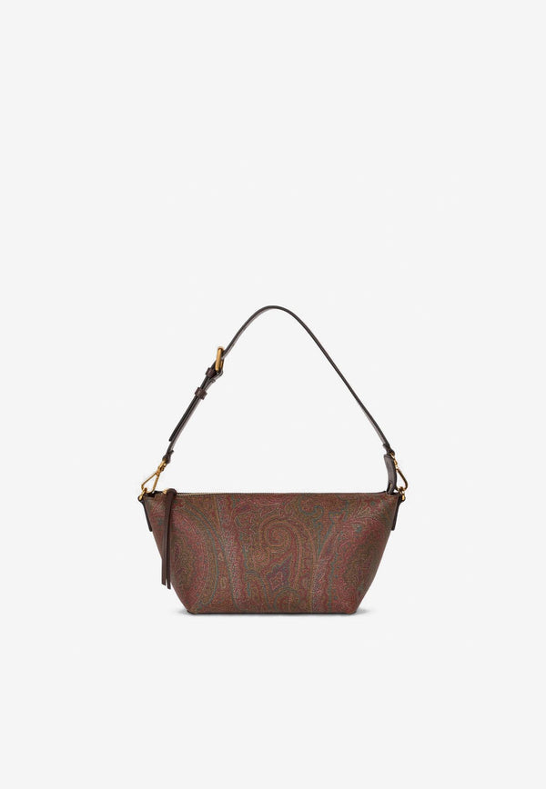 Etro Essential Paisley Jacquard Shoulder Bag Brown WP1C0020-AA001 M0019
