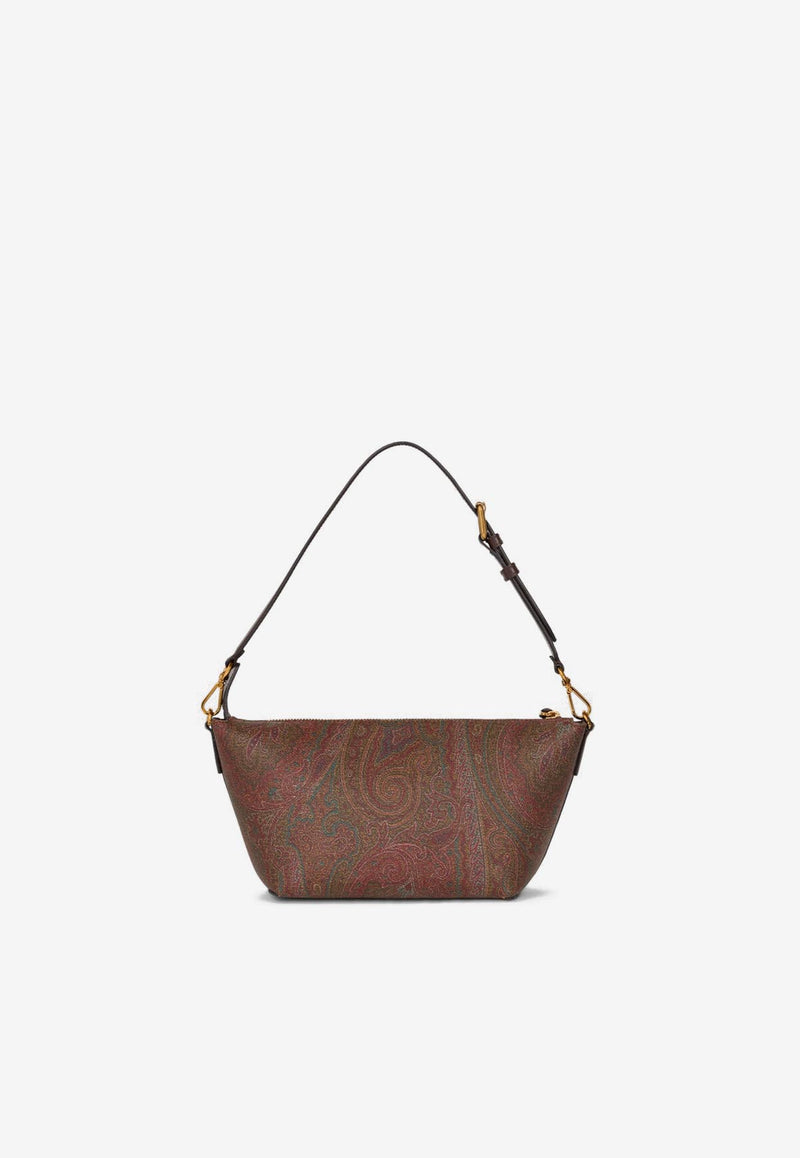 Etro Essential Paisley Jacquard Shoulder Bag Brown WP1C0020-AA001 M0019