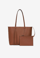 Etro Medium Essential Leather Tote Bag Brown WP1D0024-AE266 M1384