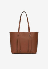 Etro Medium Essential Leather Tote Bag Brown WP1D0024-AE266 M1384