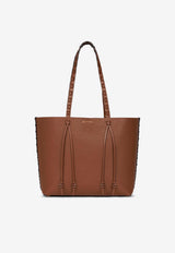 Etro Medium Essential Leather Tote Bag Brown WP1D0024-AE266 M1384