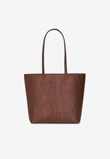 Etro Medium Essential Paisley Jacquard Tote Bag Brown WP1D0025-AA001 M0019