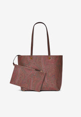 Etro Medium Essential Paisley Jacquard Tote Bag Brown WP1D0025-AA001 M0019
