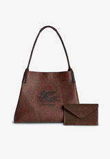 Etro Medium Libra Paisley Jacquard Tote Bag Brown WP1D0028-AA060 M0019