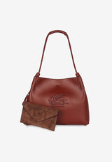 Etro Libra Leather Shoulder Bag Brown WP1D0038-AP264 M0021