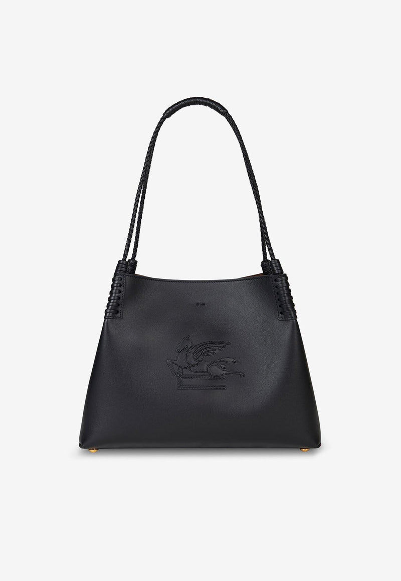 Etro Small Libra Leather Tote Bag Black WP1D0038-AP264 N0000