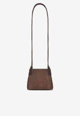 Etro Mini Libra Paisley Jacquard Shoulder Bag Brown WP1D0041-AA060 M0019