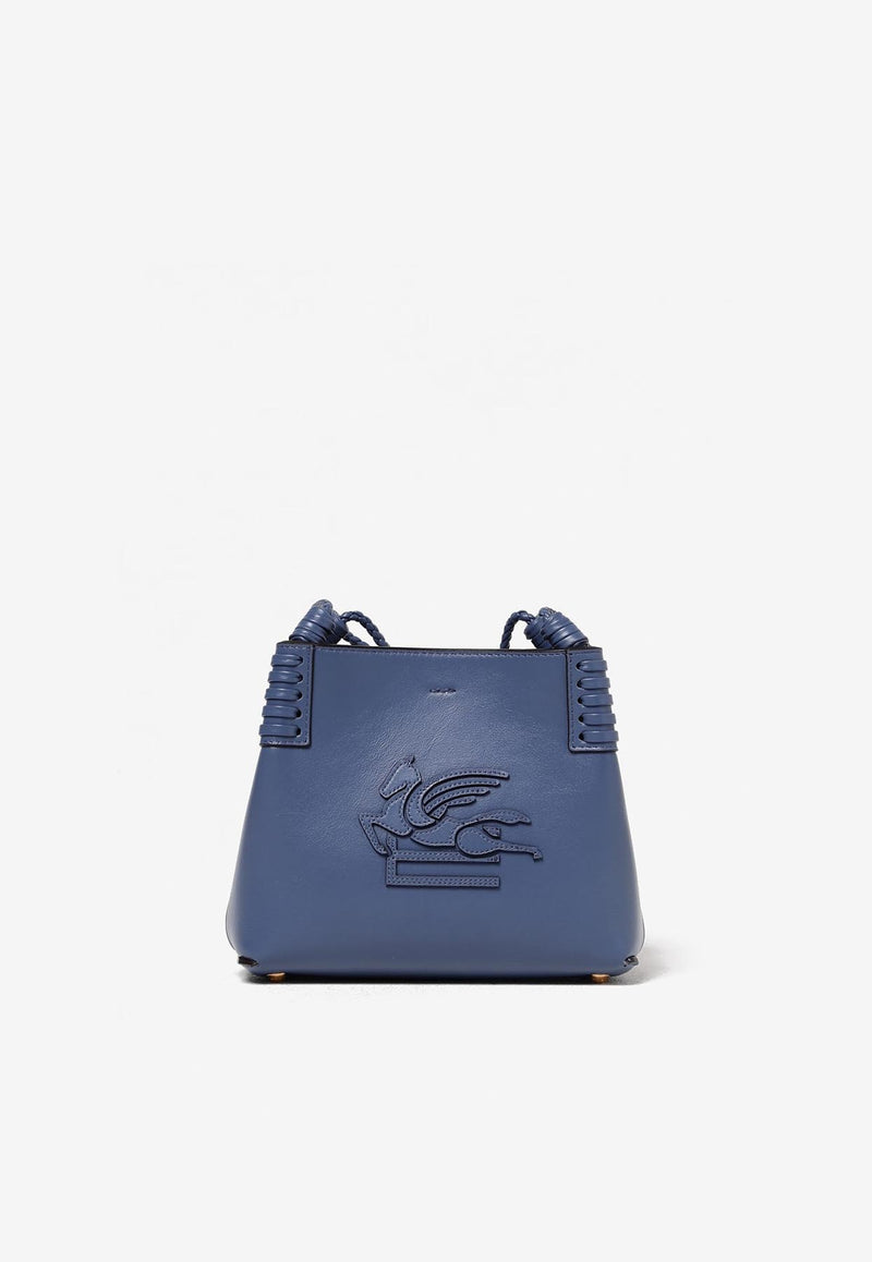 Etro Mini Libra Calf Leather Crossbody Bag Blue WP1D0041-AP264 B0312