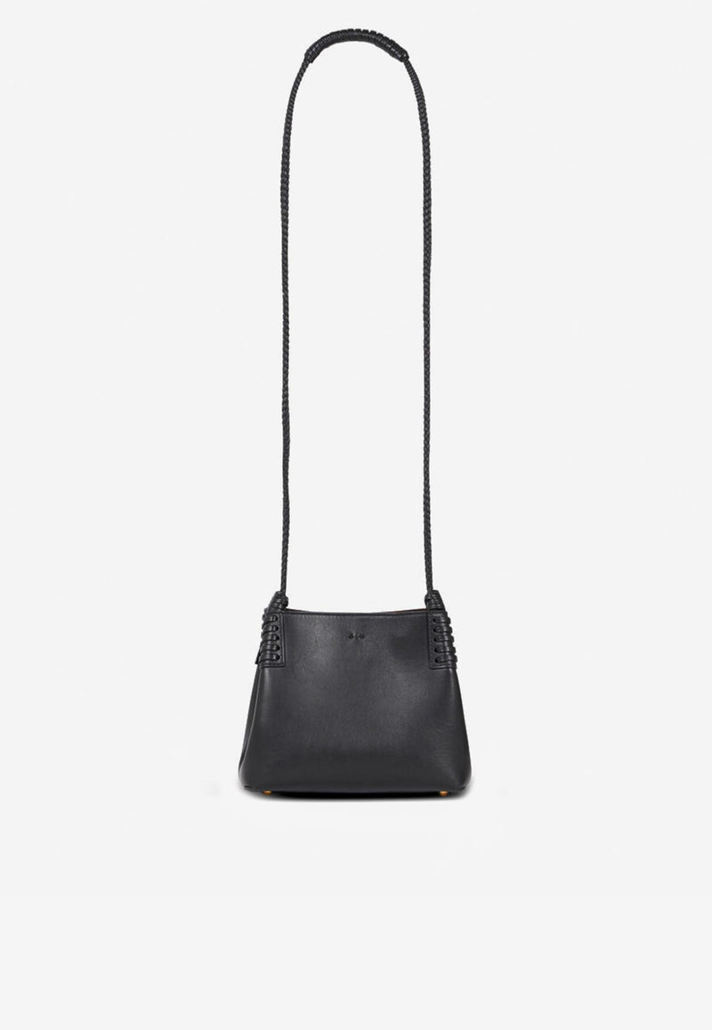 Etro Mini Libra Calf Leather Shoulder Bag Black WP1D0041-AP264 N0000