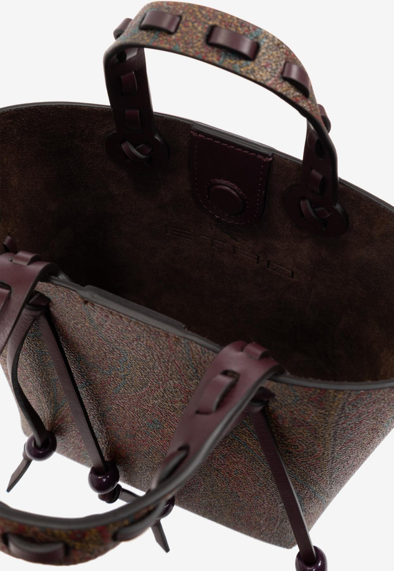 Etro Mini Arnica 1984 Tote Bag Brown WP1D0043-AE246 R2723