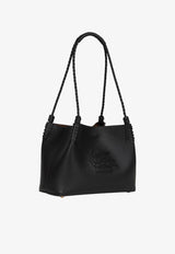 Etro Small Libra Calf Leather Shoulder Bag Black WP1D0052-AP264 N0000