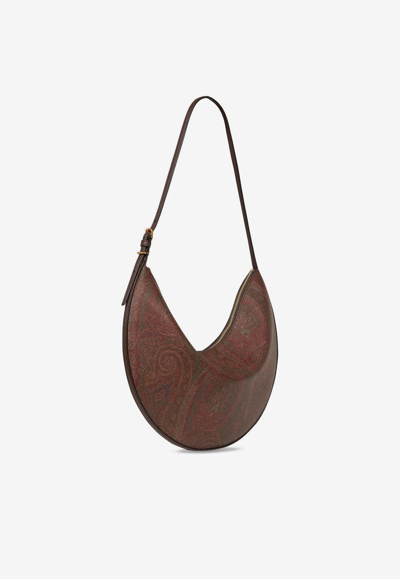 Etro Large Essential Paisley Jacquard Hobo Bag Brown WP1I0005-AA001 M0019