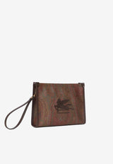 Etro Arnica Paisley Jacquard Pouch Brown WP2C0007-AA027 M0019