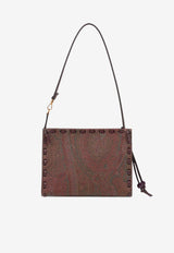 Etro Arnica 1984 Paisley Jacquard Shoulder Bag Brown WP2C0014-AE246 R2723